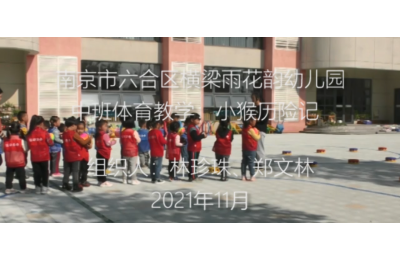 中班体育教学"小猴历险记"